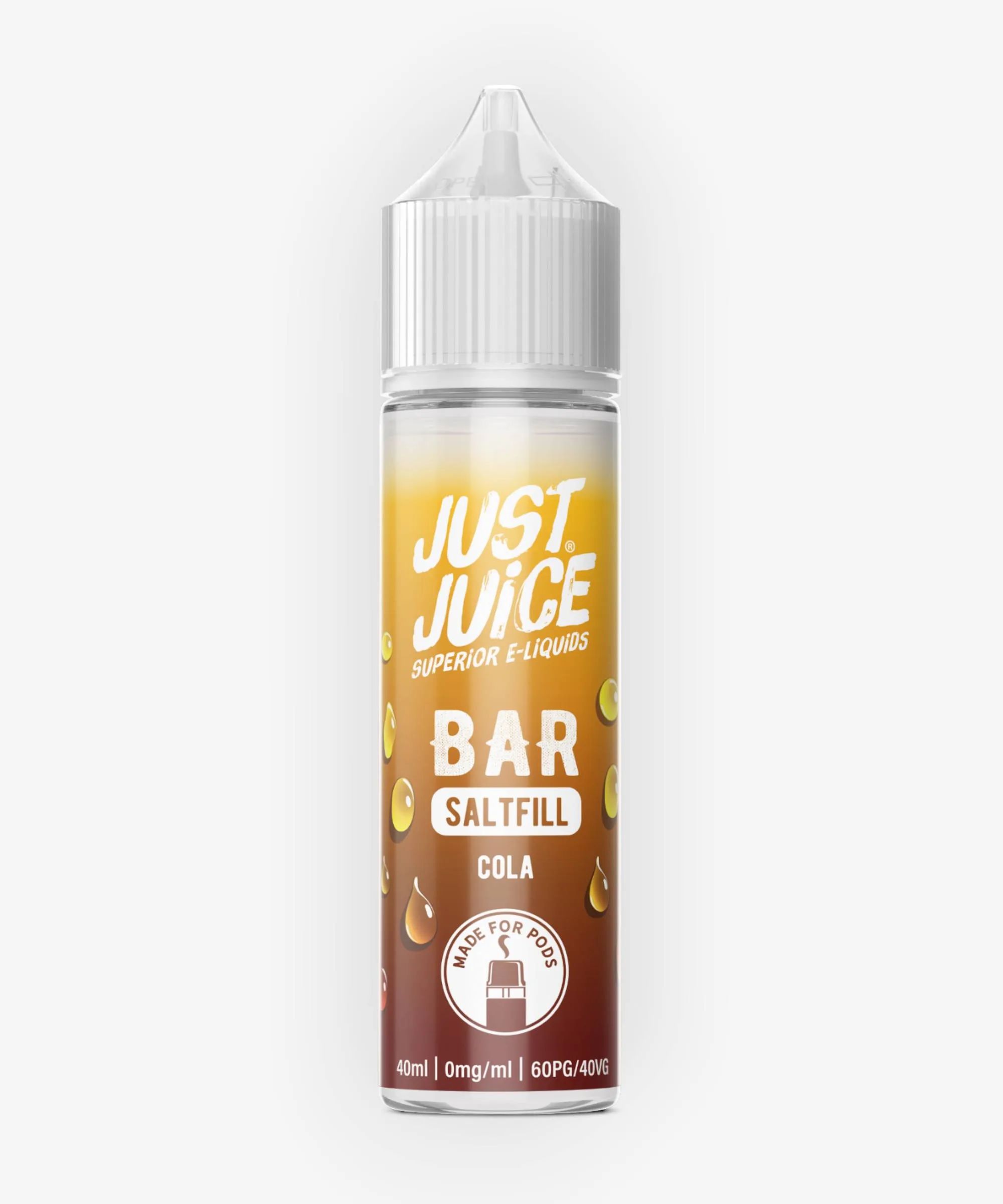 E-liquide Cola 40 mL - Bar Saltfill (Just Juice) — Just Juice - Bar Saltfill