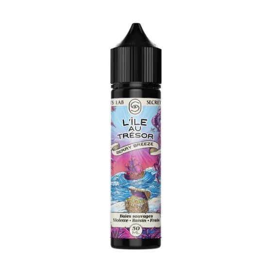 E-liquide Berry Breeze 50 mL - L'Ile au Trésor — Secret's Lab - L'ile au tresor