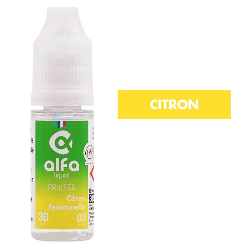 E-liquide Citron Femminello (30 VG) 10 mL - Alfaliquid — Alfaliquid - 30VG