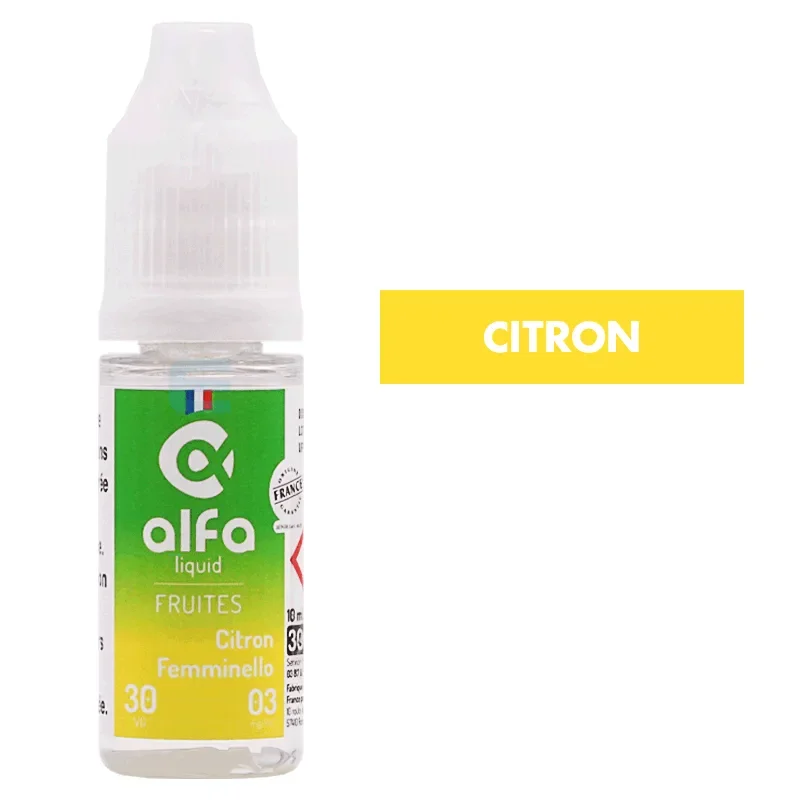 E-liquide Citron Femminello (30 VG) 10 mL - Alfaliquid