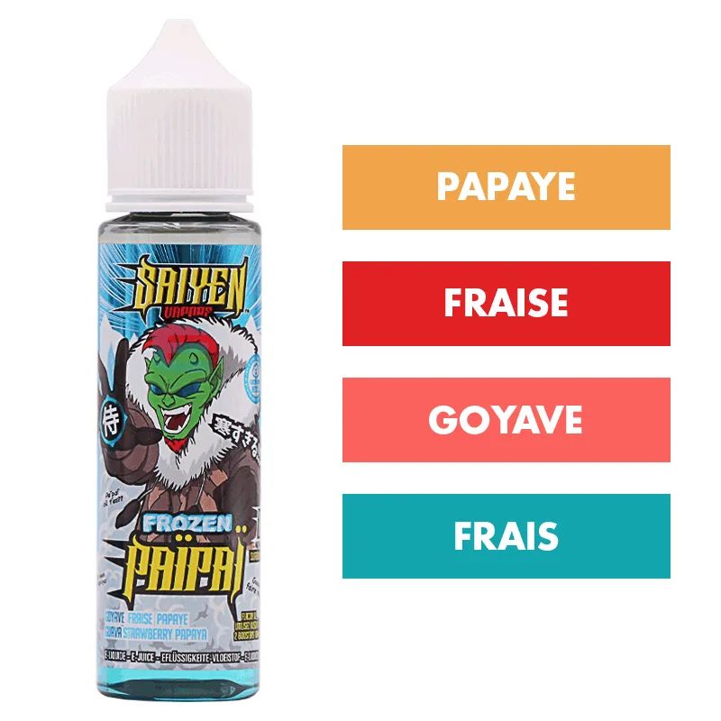 E-liquide Frozen Païpaï 50 mL - Saiyen Vapors — Swoke - Saiyen Vapors