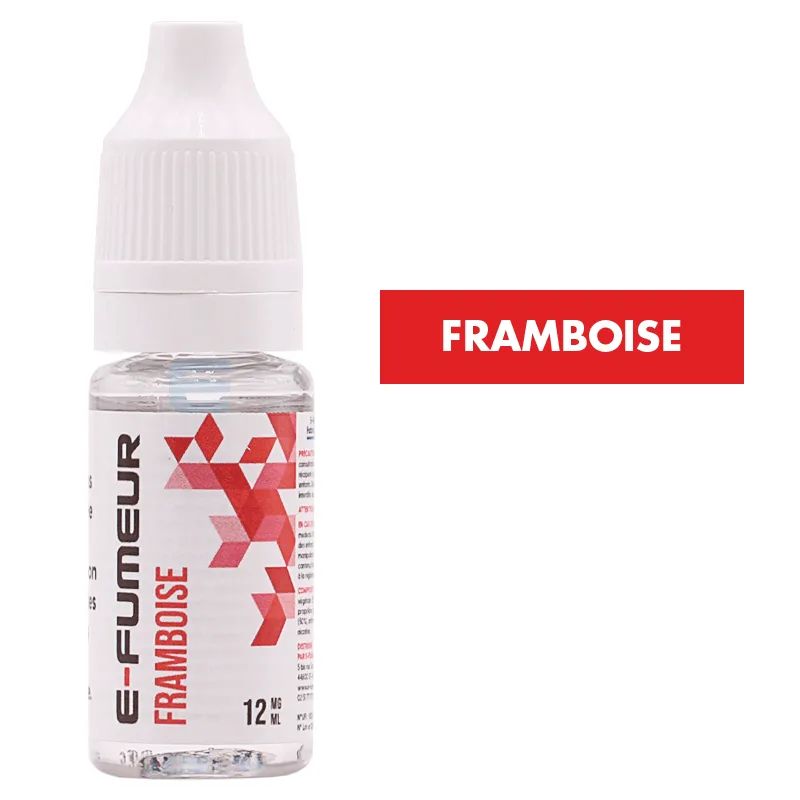 E-liquide Framboise 10 mL - E-FUMEUR — E-Fumeur - E-liquides