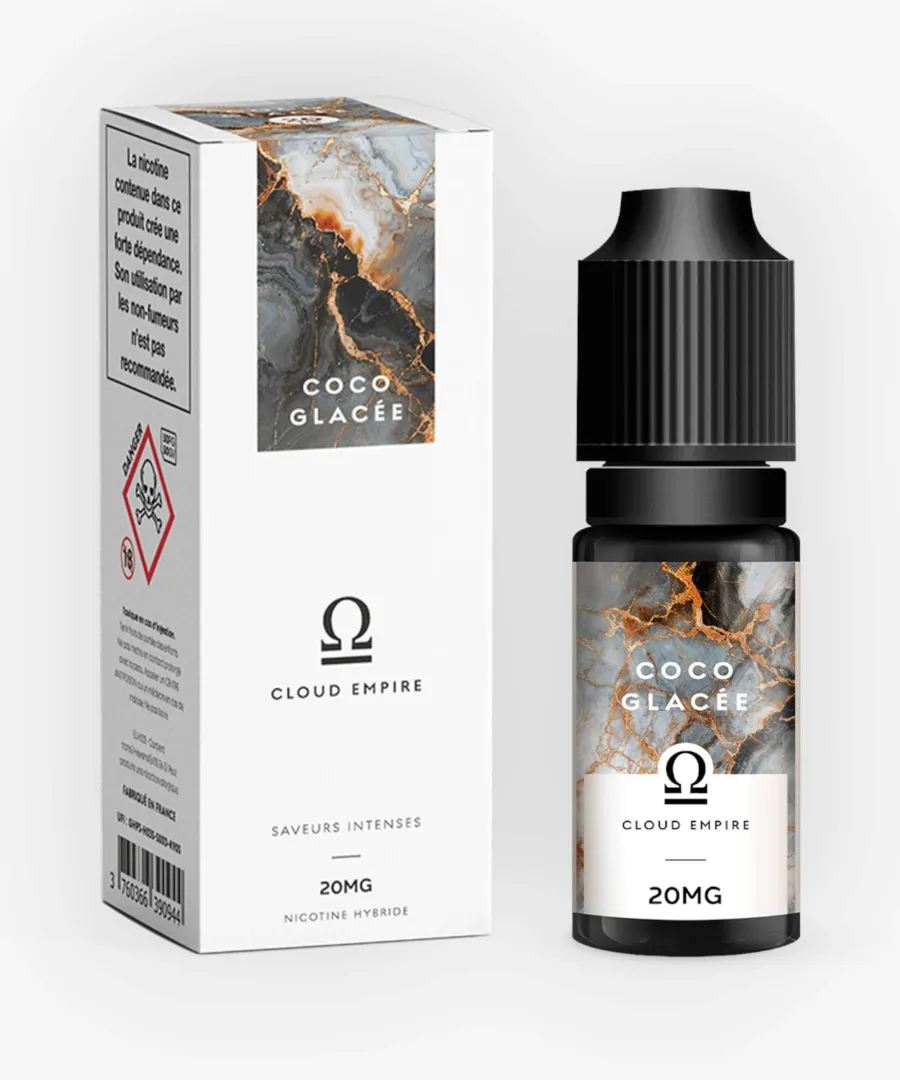 E-liquide Coco Glacée Nic Salt Hybride 10 mL - Cloud Empire