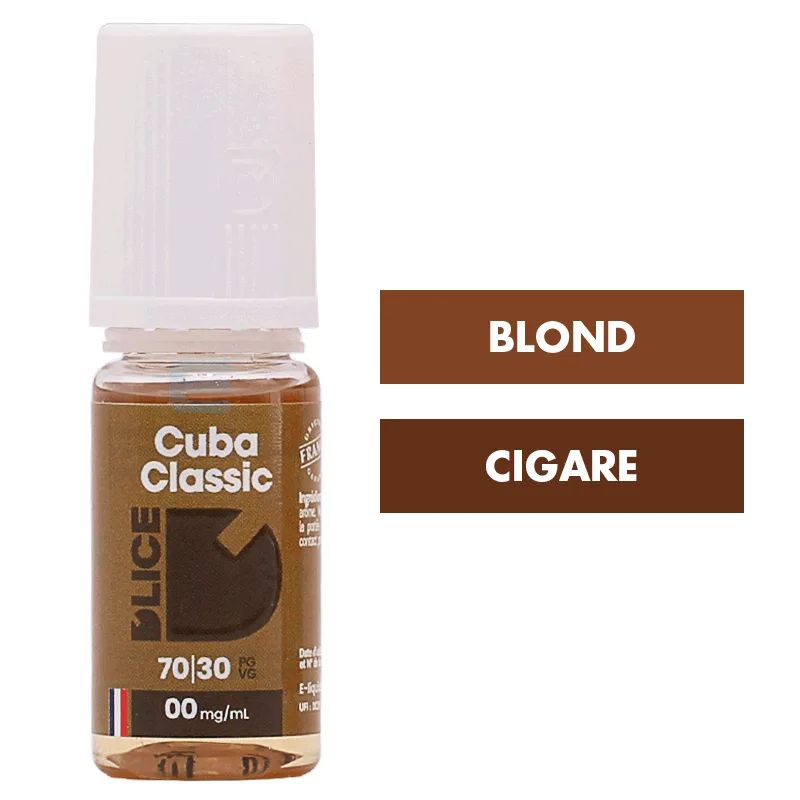 E-liquide Cuba Classic 10 mL - Dlice — D'lice