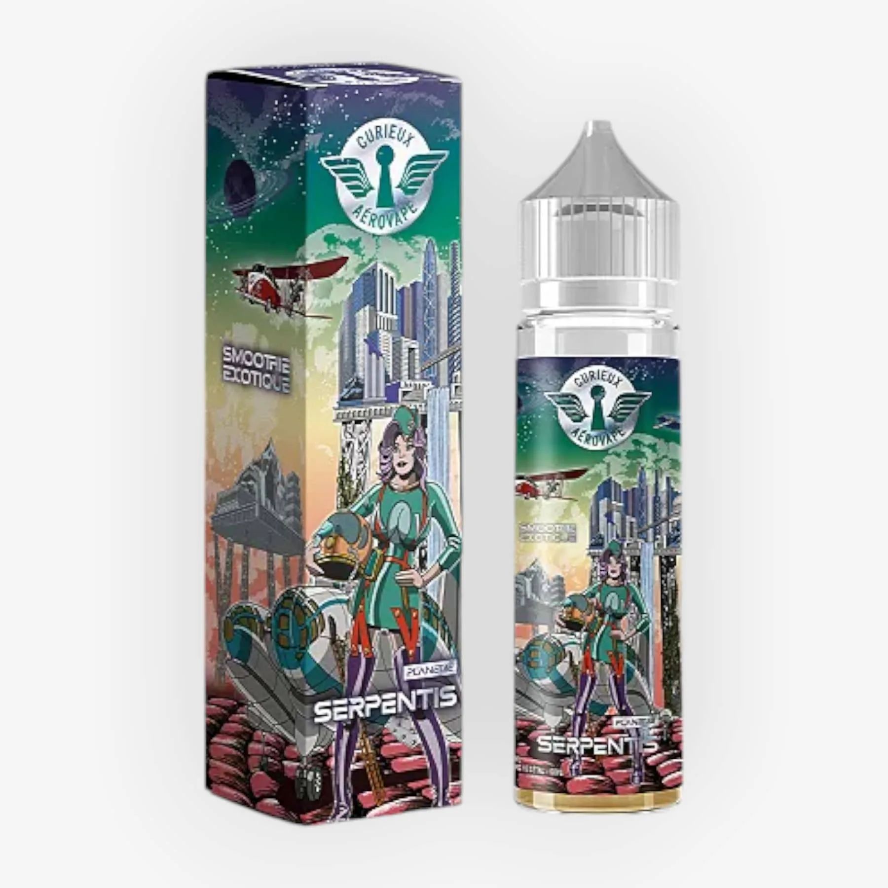 E-liquide Serpentis 50 mL - Aerovape (Curieux) — Curieux - Edition Aerovape