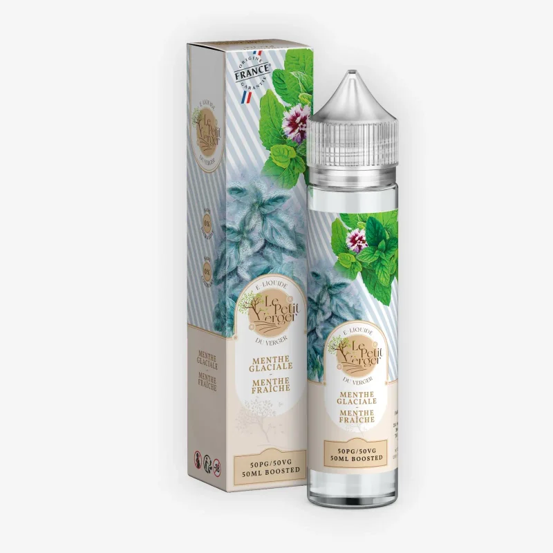 E-liquide Menthe Glaciale Menthe Fraiche 50 mL - Le Petit Verger