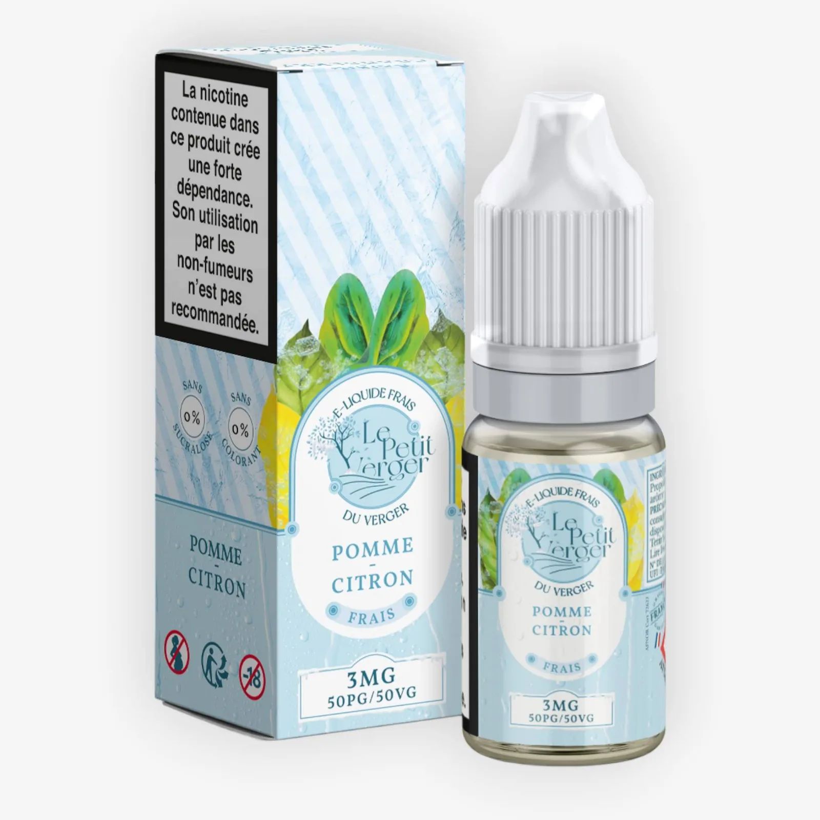 E-liquide Pomme Citron Frais 10 mL - Le Petit Verger