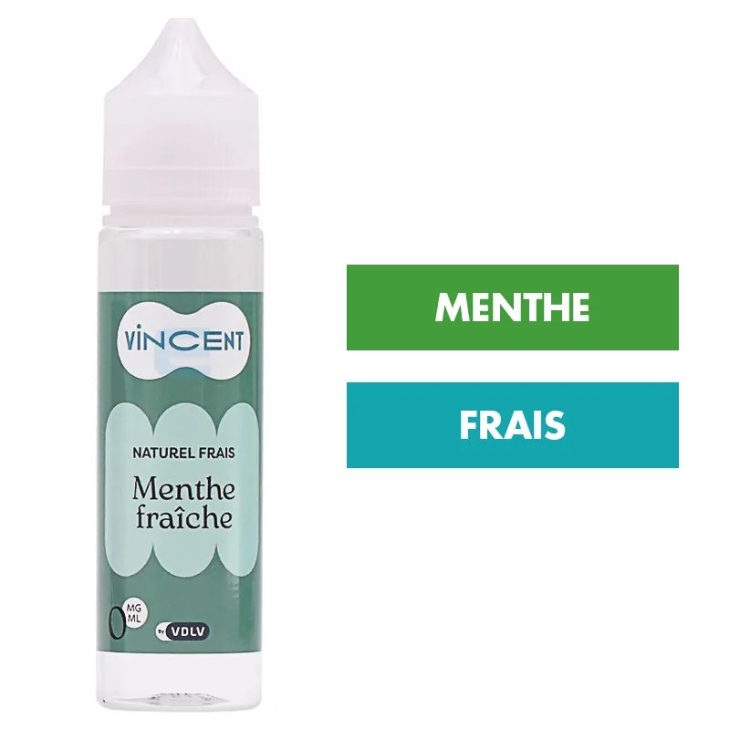E-liquide Menthe Fraîche 50 mL - Vincent (VDLV)
