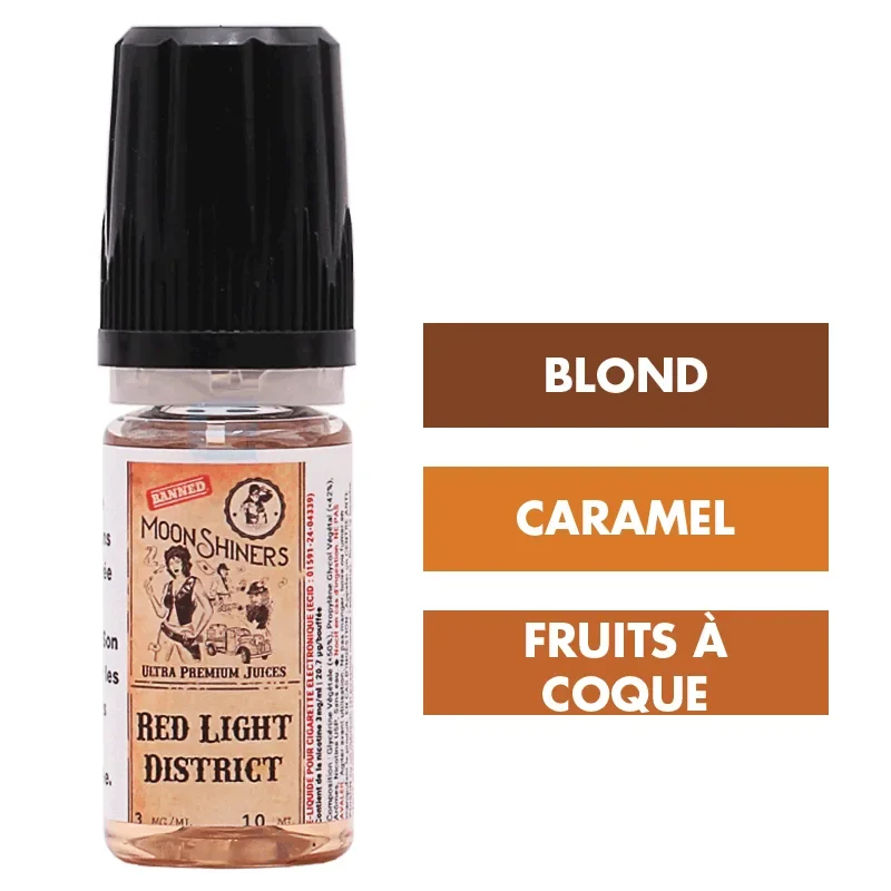E-liquide Red Light District 10 mL - Moonshiners (Le French Liquide)