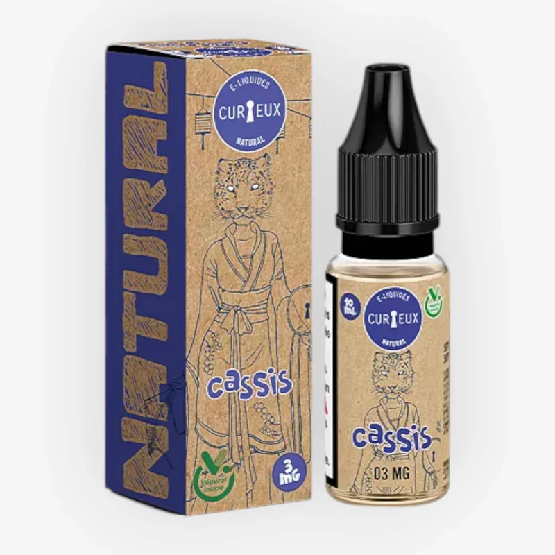 E-liquide Cassis 10 mL - Natural Curieux