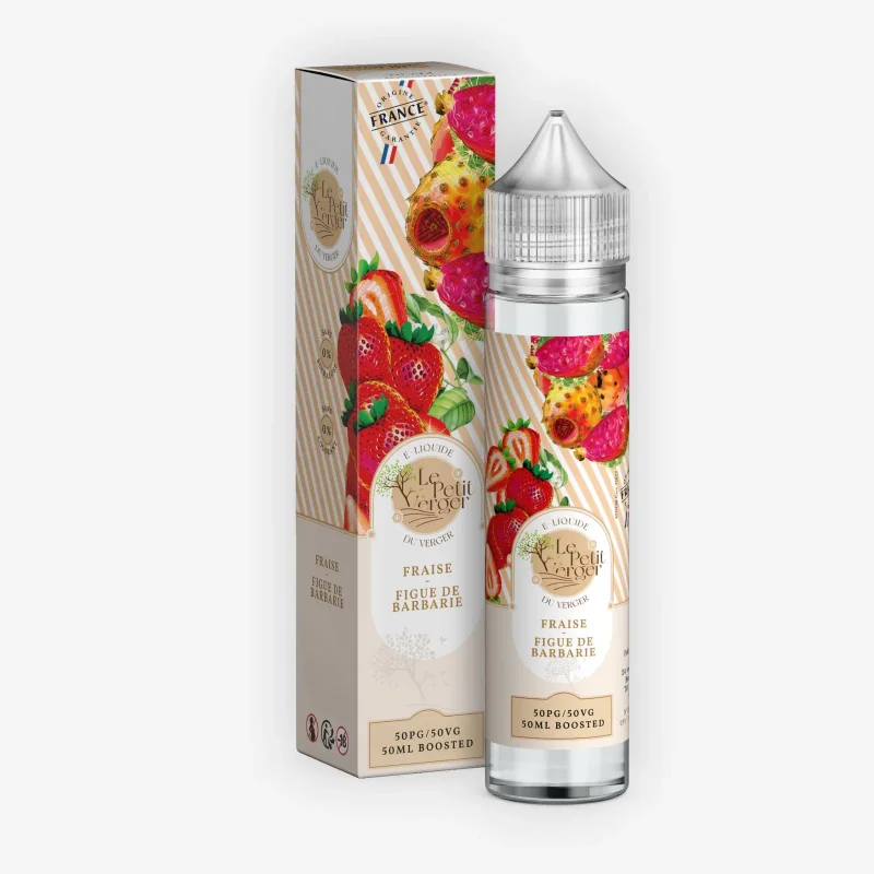 E-liquide Fraise Figue De Barbarie 50 mL - Le Petit Verger