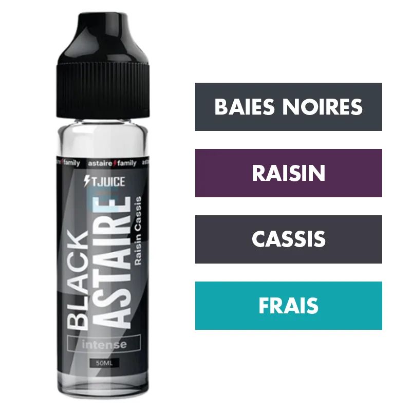 E-liquide Black Astaire 50 mL - Tjuice
