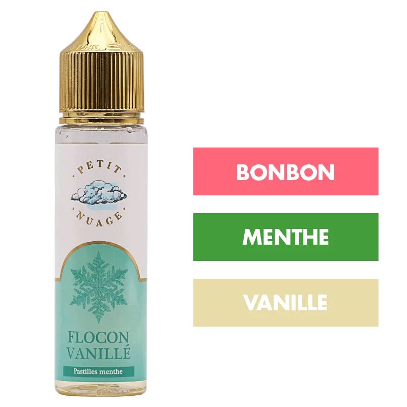 E-liquide Flocon Vanillé 50 mL - Petit Nuage