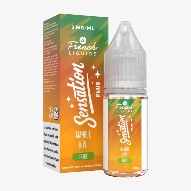 E-liquide Mangue Kiwi 10 mL - Sensation Plus Le French Liquide