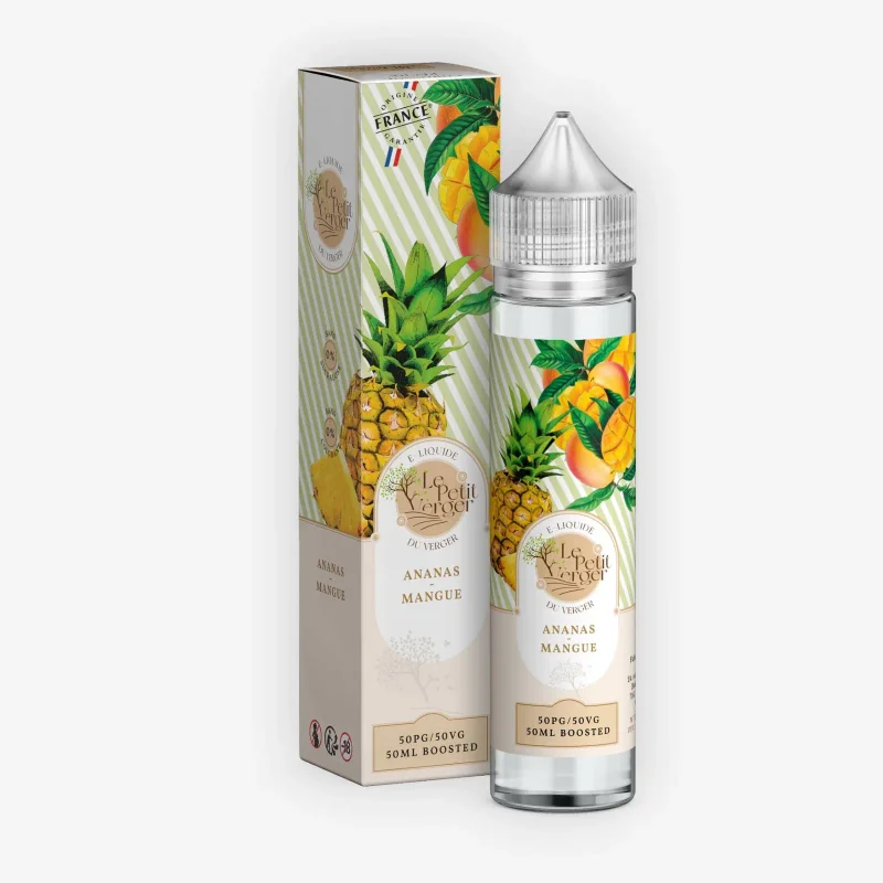 E-liquide Ananas Mangue 50 mL - Le Petit Verger