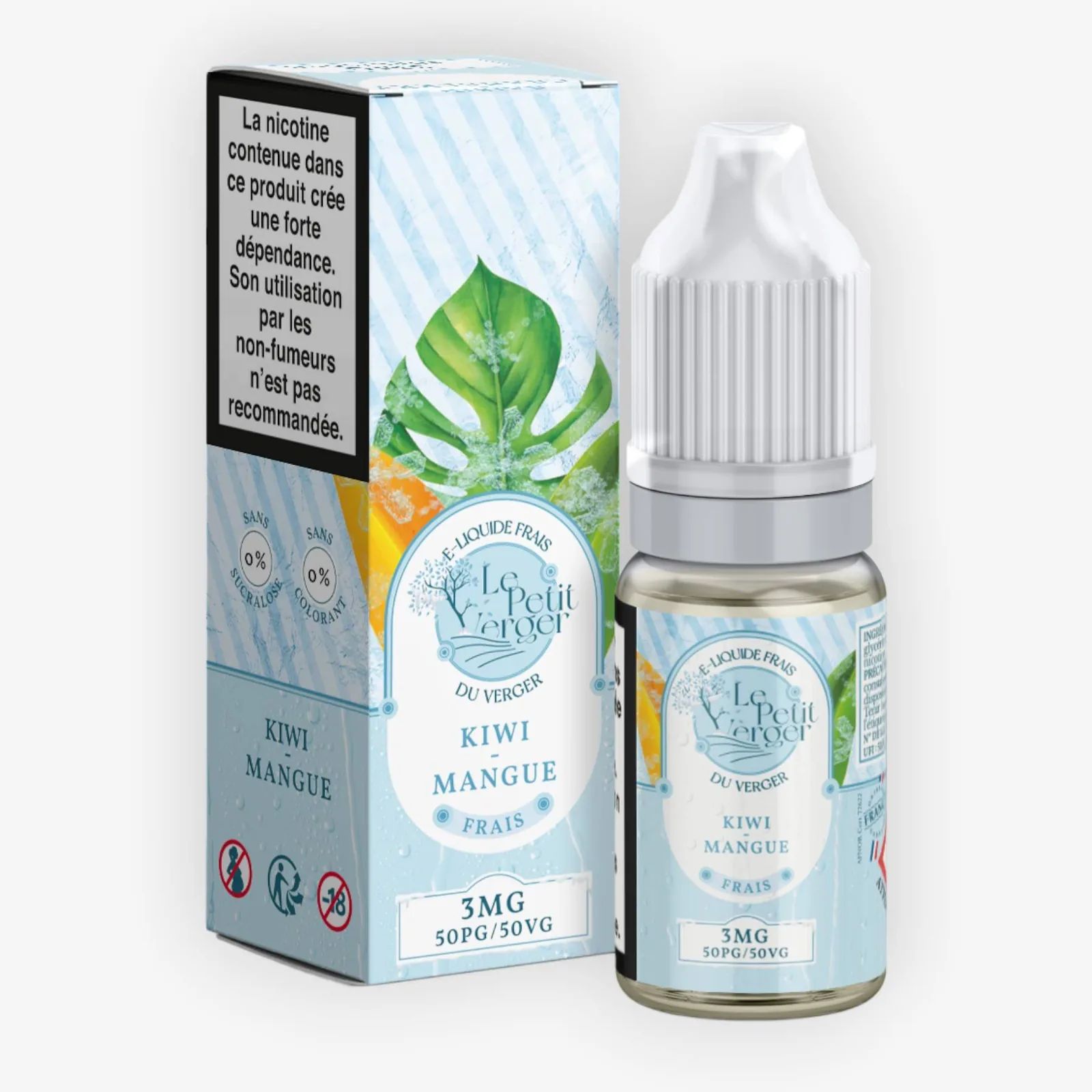 E-liquide Kiwi Mangue Frais 10 mL - Le Petit Verger