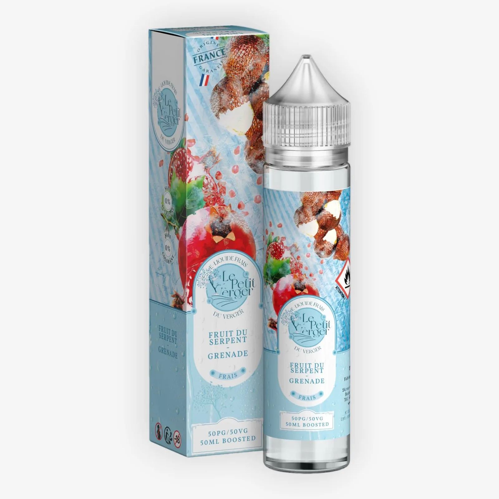E-liquide Fruit Du Serpent Grenade Frais 50 mL - Le Petit Verger Savourea