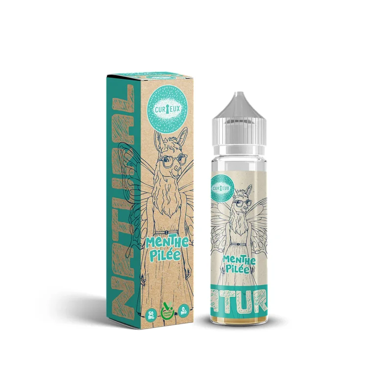 E-liquide Menthe Pilée 50 mL - Natural Curieux