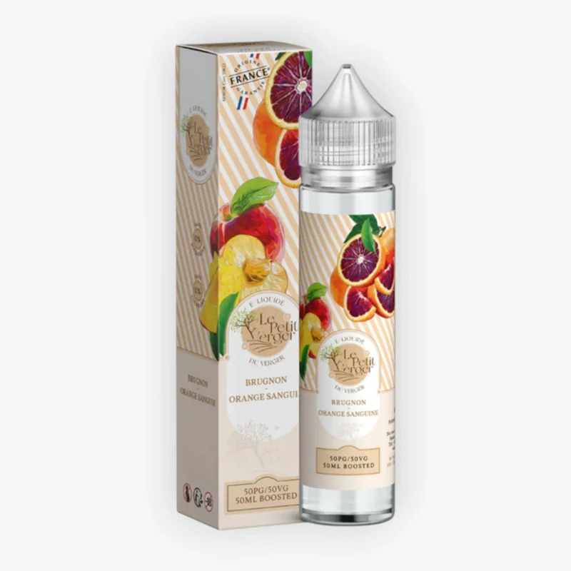E-liquide Brugnon Orange Sanguine 50 mL - Le Petit Verger